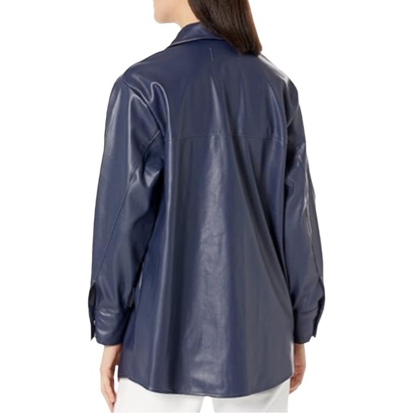 Steve Madden BB DAKOTA Womens Faux Good Measure Shacket - Picture 3 of 10